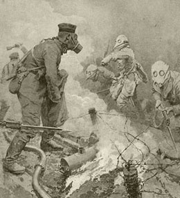 Gasangriff im I. Weltkrieg
