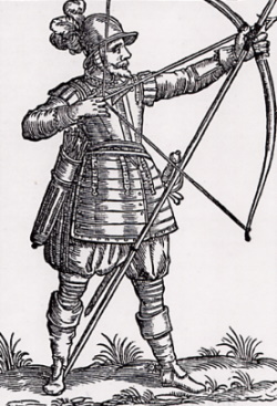 Bogenschütze des 16. Jahrhunderts