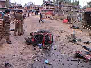 Explosion einer Autobombe in Kashmir