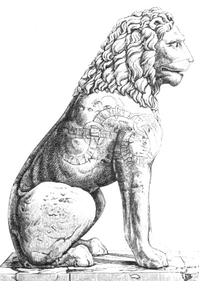 Piräus Löwe mit Runeninschrift
