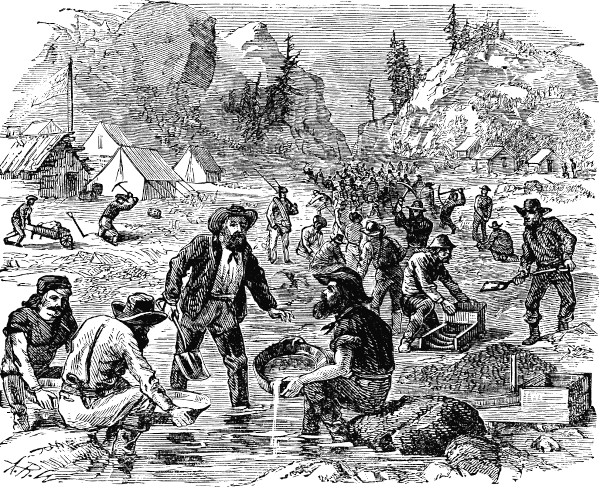 Goldrausch in Kalifornien