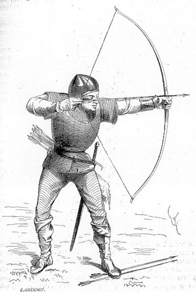 mittelalterlicher Bogenschütze