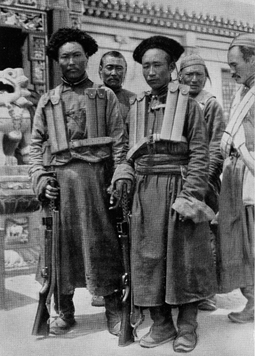 Soldaten der Mongolei