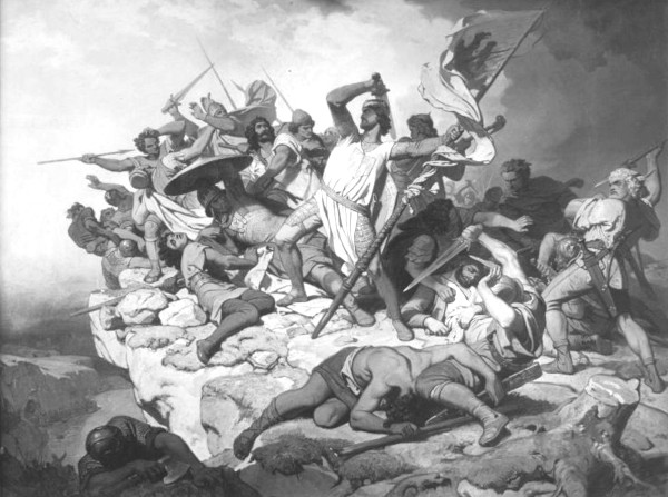 Otto von Wittelbach im Kampf mit den Räubern