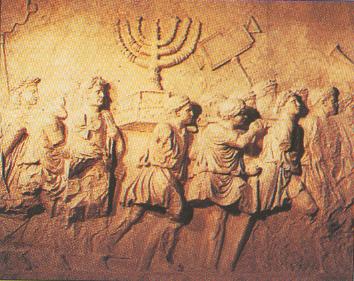 Die Römer plündern den Tempel von Jerusalem